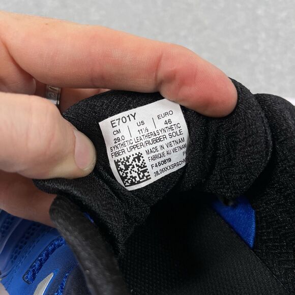 ASICS Gel Resolution 7 Shoes Mens 11.5 Illusion Blue Black Green Sneakers E701Y - Picture 13 of 13